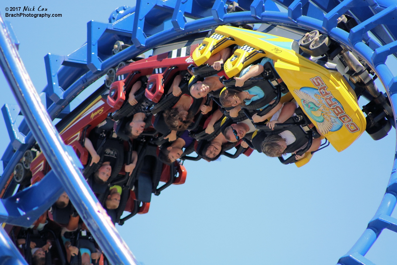 The front row is the best on this boomerang!