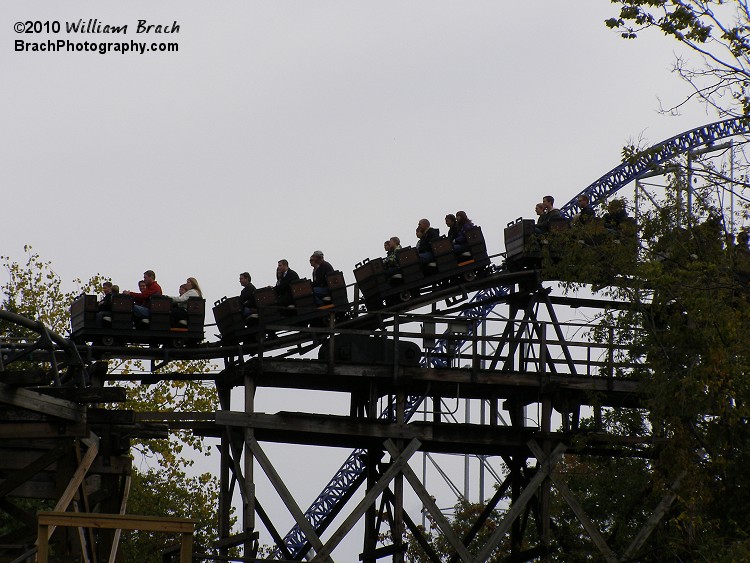 Cedar Creek Mine Ride was built by Arrow Dynamics of Utah in 1969.