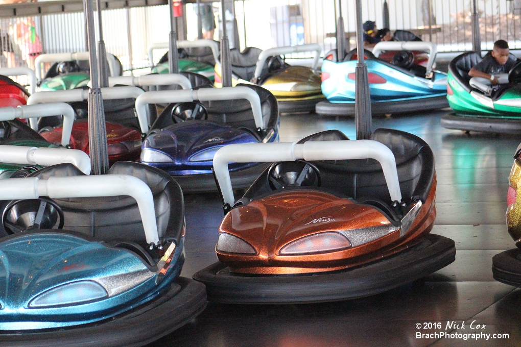 The bumper cars.