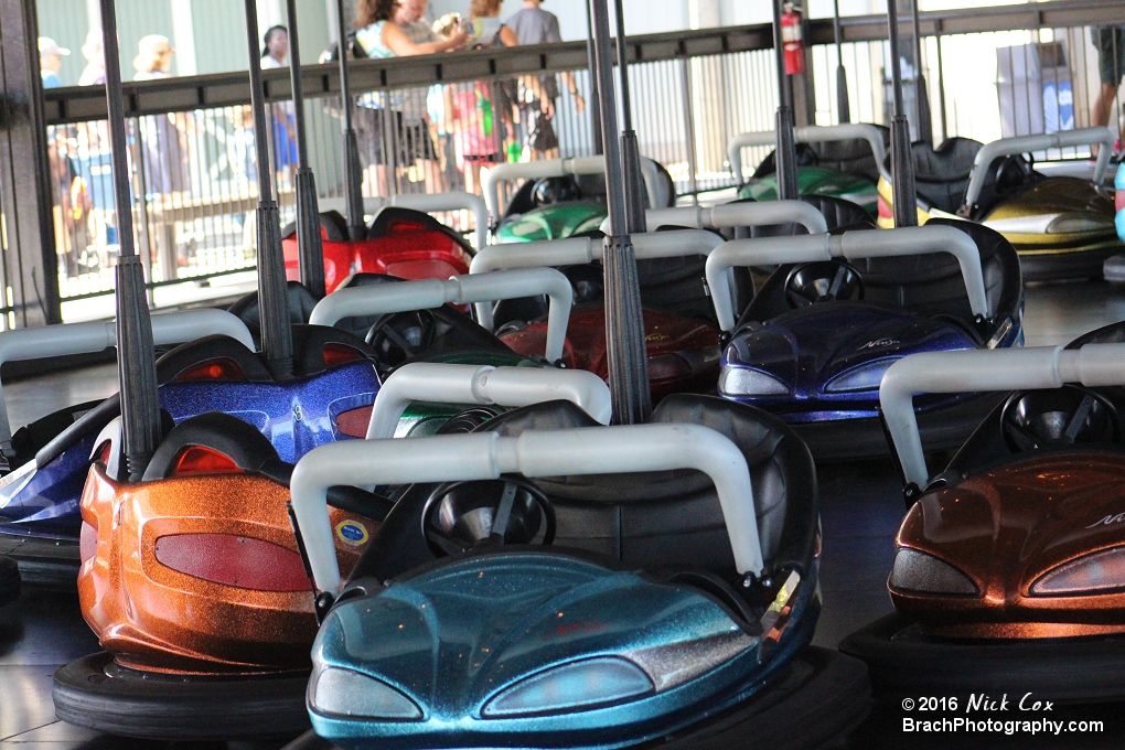 The bumper cars.