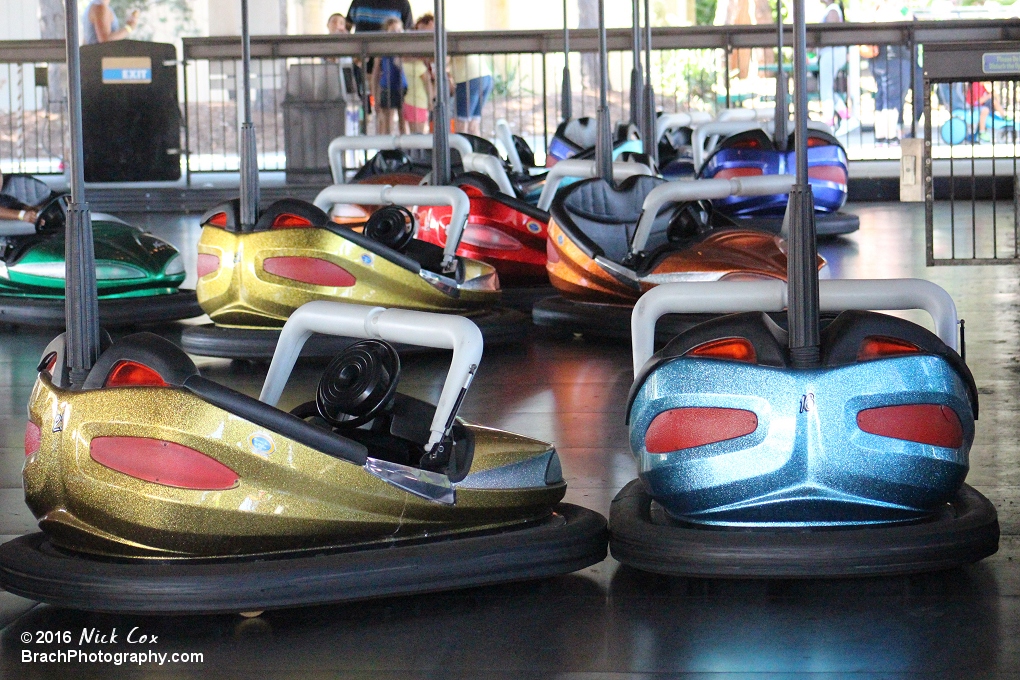 The bumper cars.