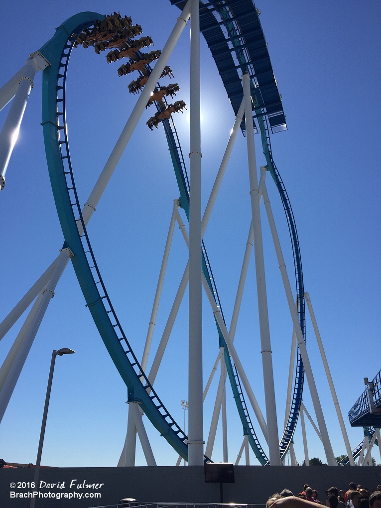 GateKeeper is a Wing-Rider coaster that replaced Disaster Transport and Space Spiral for the 2013 season.  (frame 1 of 2)