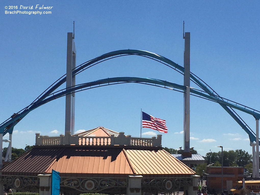 With the introduction of GateKeeper in 2013, Cedar Point also got a new front entrance.   (frame 1 of 4)