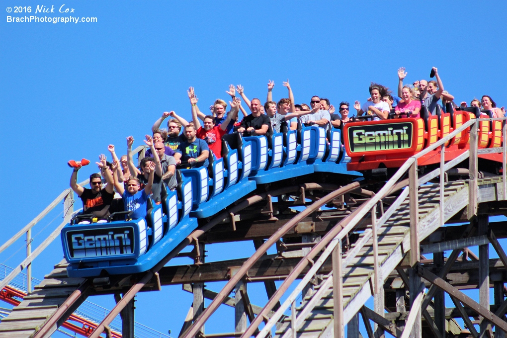 The racing coasters.