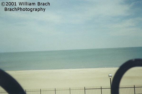 This is what the beach looked like from the Big Wheel BEFORE Wicked Twister was built.