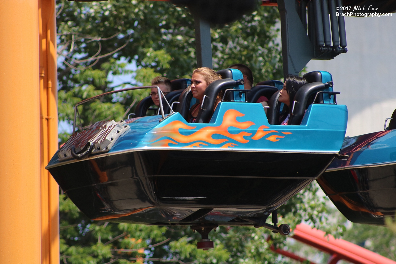 The ride on the brake run.