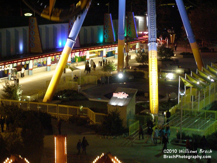 maXair's platform at night.