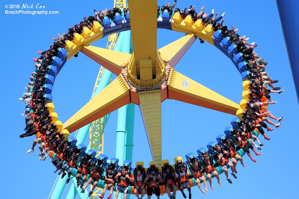 The seats of the ride.