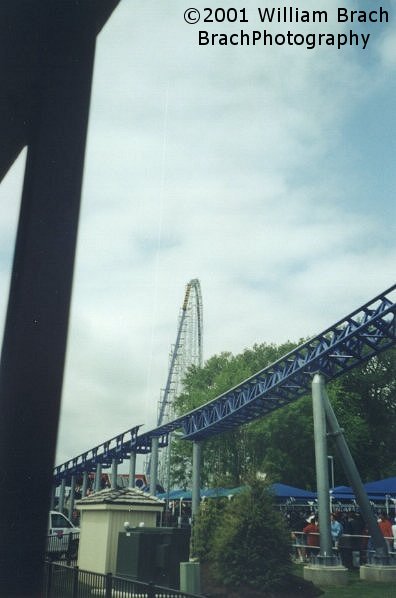 Brake run and the lift hill seen here.