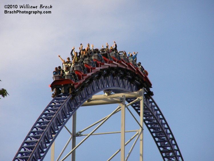 Millennium Force provides lots of air time on this ride!