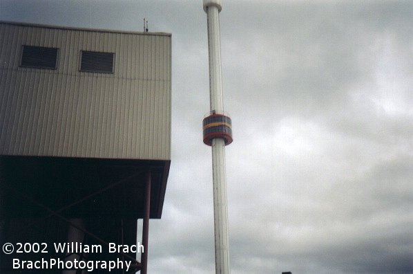 The Space Spiral is a double decker observation tower that provides stunning views of the park and Lake Erie.