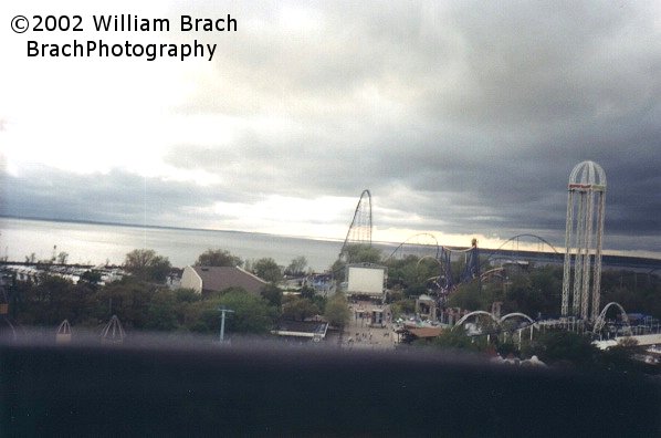 Great views of the park from the Big Wheel.