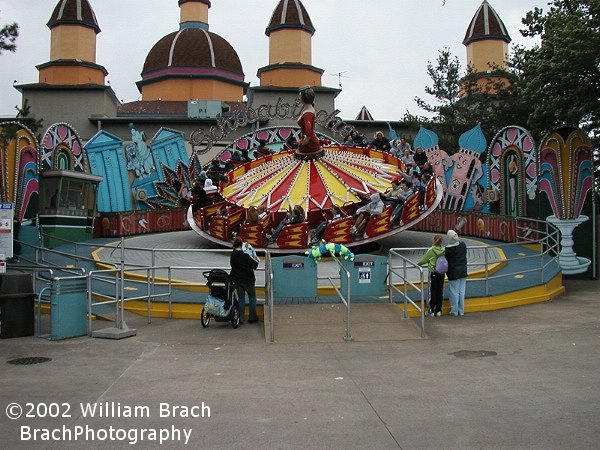 Here's the ride in motion.  Chaos stood in this spot until the end of the 2010 season.