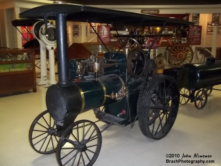 Old machinery on display at the Cedar Point Museum near Snake River Falls and Skyhawk.