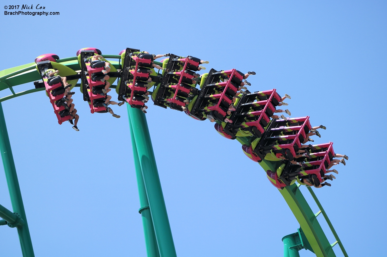 The curved first drop.