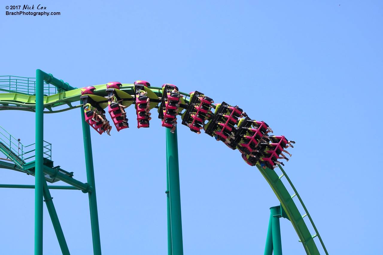 The curved first drop.