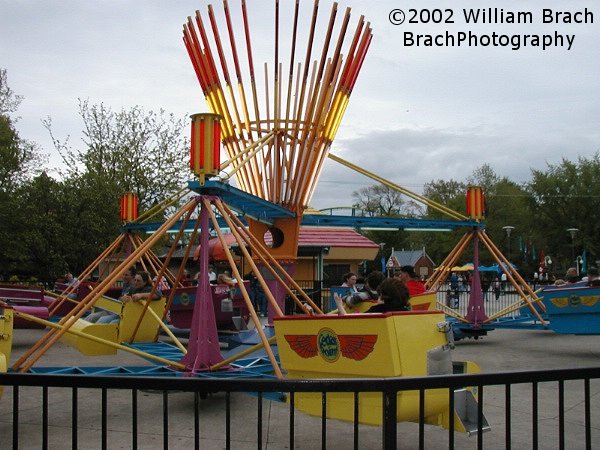 This is the MOST colorful scrambler ride I have EVER seen!