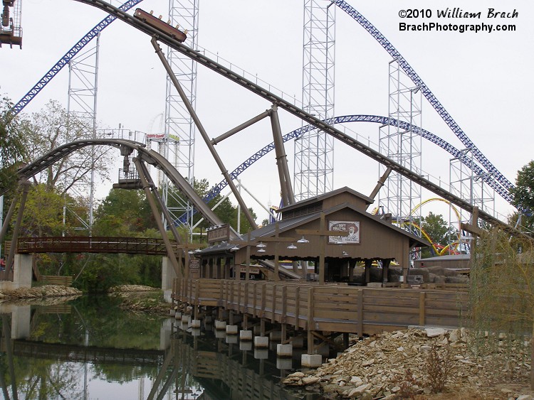 Station area for Shoot the Rapids.