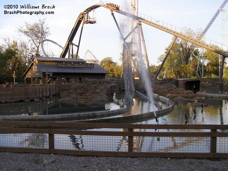 Staff Photographer John Nimmo decided to waste a quarter on Shoot the Rapid's water cannons.  The ride was closed the day we visited Cedar Point in the fall of 2010.