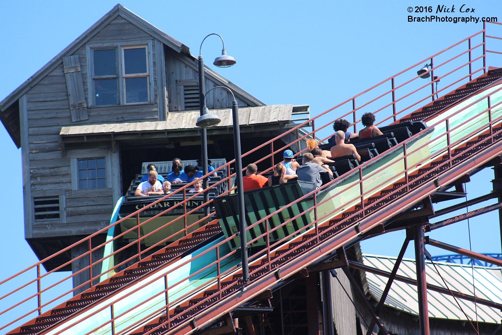 The two boats at the top.