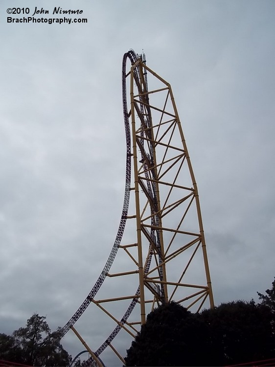 Side view of Top Thrill Dragster.