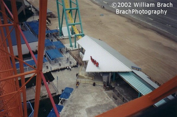 Wicked Twister was built right on the beach.