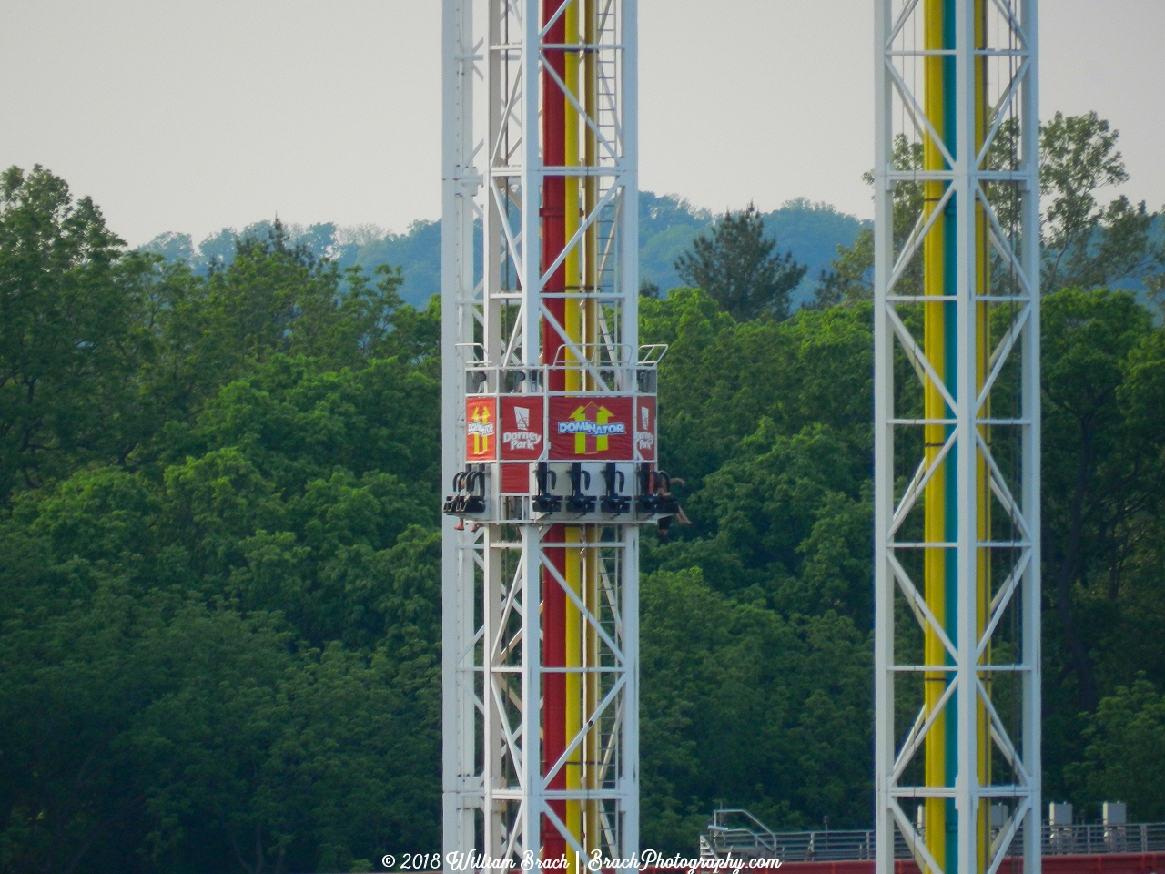 Shooting up the Space Shot side of Dominator.