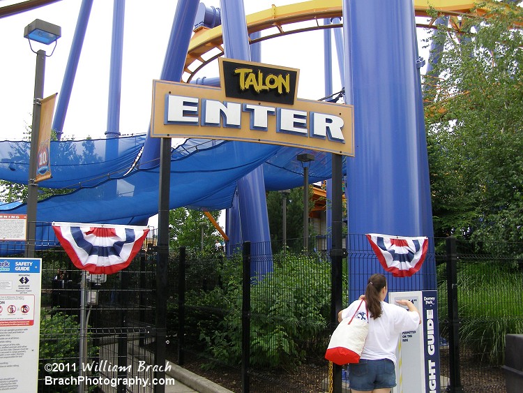 Entrance to Talon.