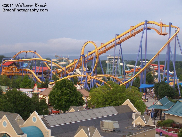 Overview of Talon from the Giant Wheel.