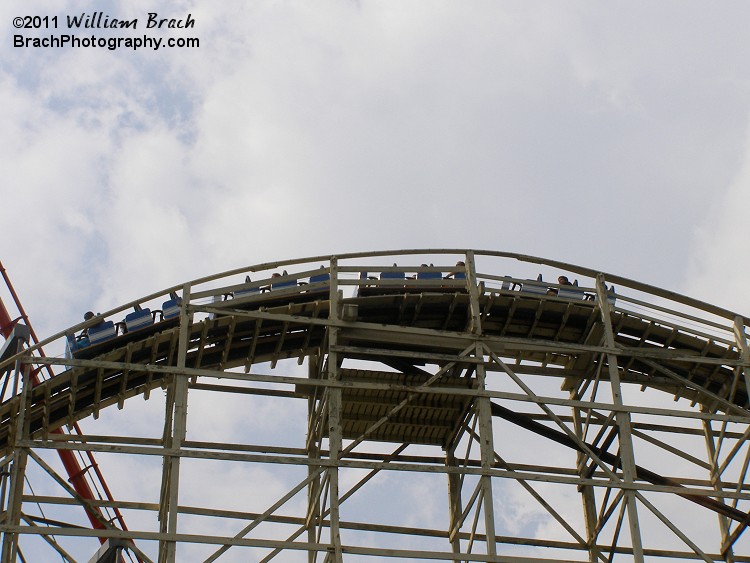 Thunderhawk's lift hill is 80ft tall.