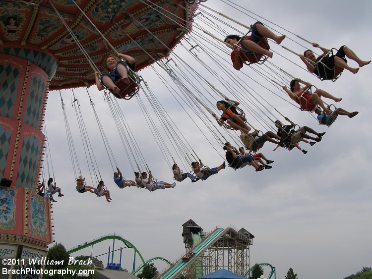 Waveswinger in motion on the right side.