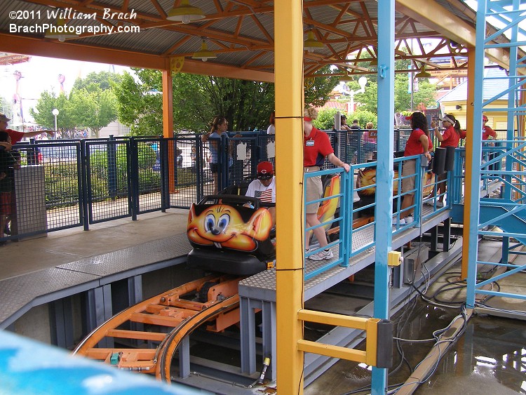 The station for Wild Mouse.