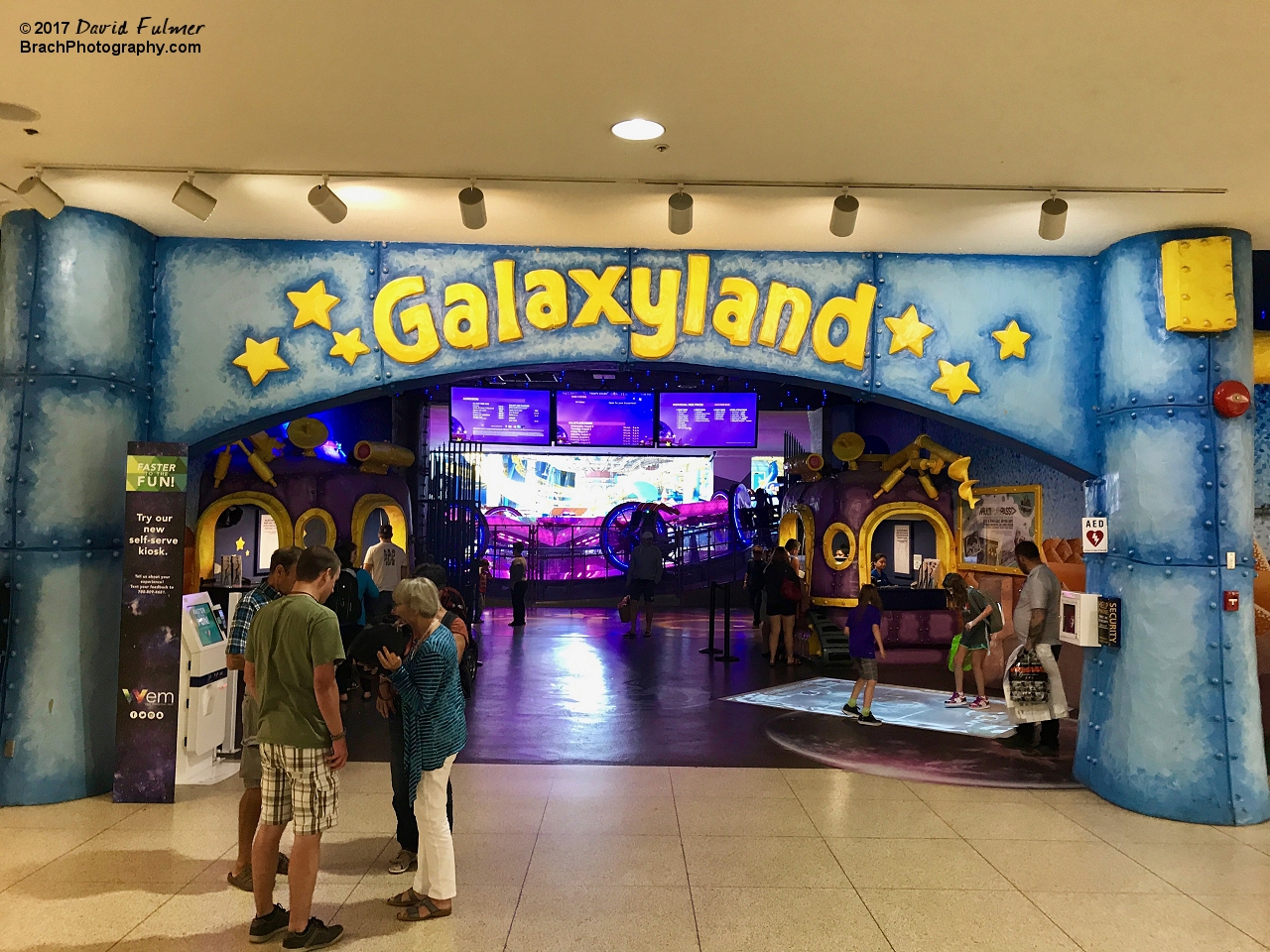 Entrance area to Galaxyland.