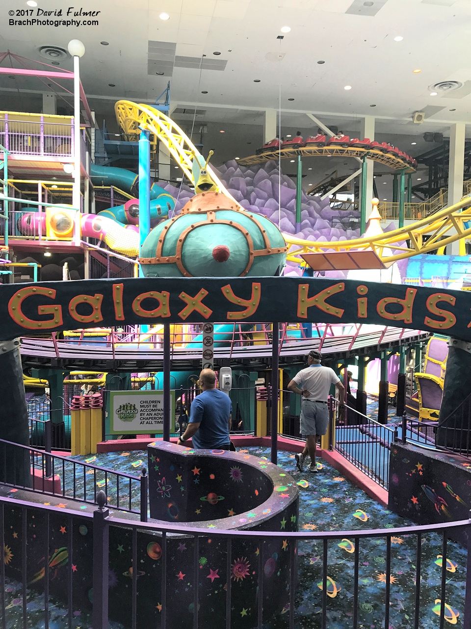 Kiddie land inside Galaxyland.