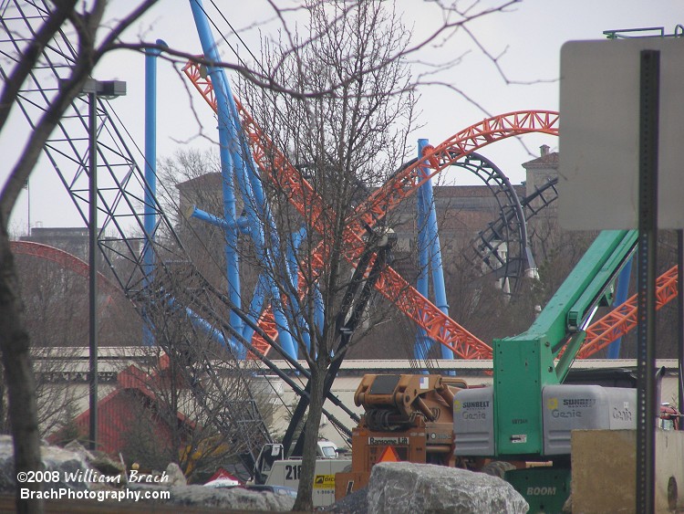 Fahrenheit under construction.  Taken in March 2008.