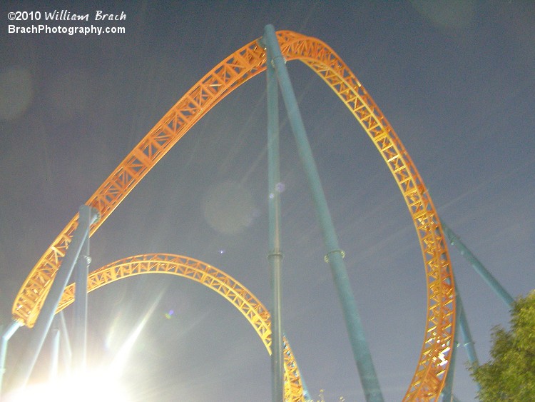 Different angle of the cobra roll.