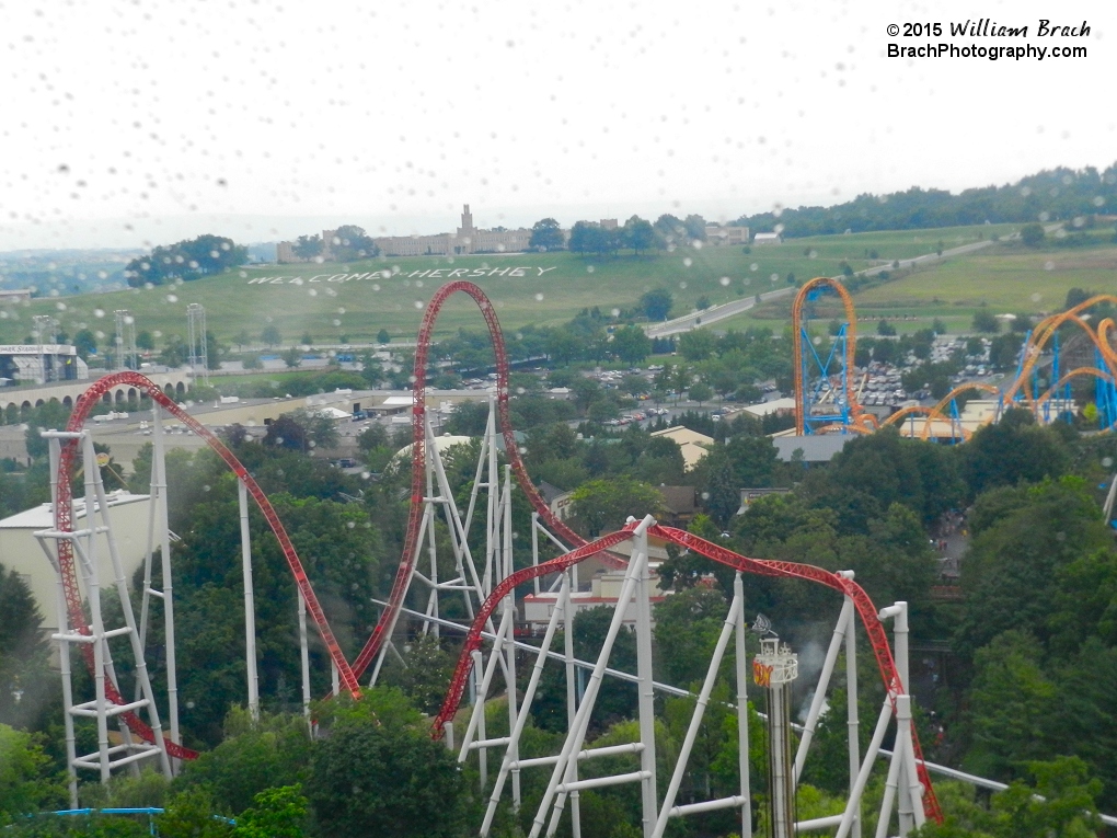 Storm Runner from the Kissing Tower.