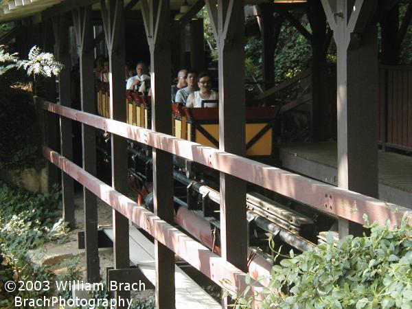 Trailblazer train int he brake run.