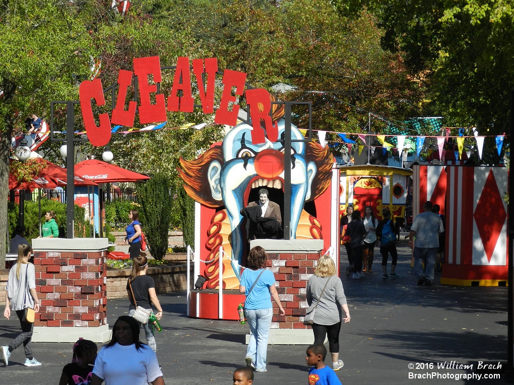 The Cleaver Brothers Scare Zone in the day time.