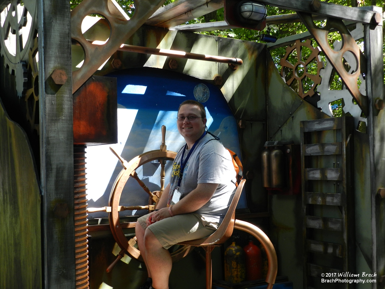 Good buddy of ours, Nick Cox, was spotted posing inside a prop.