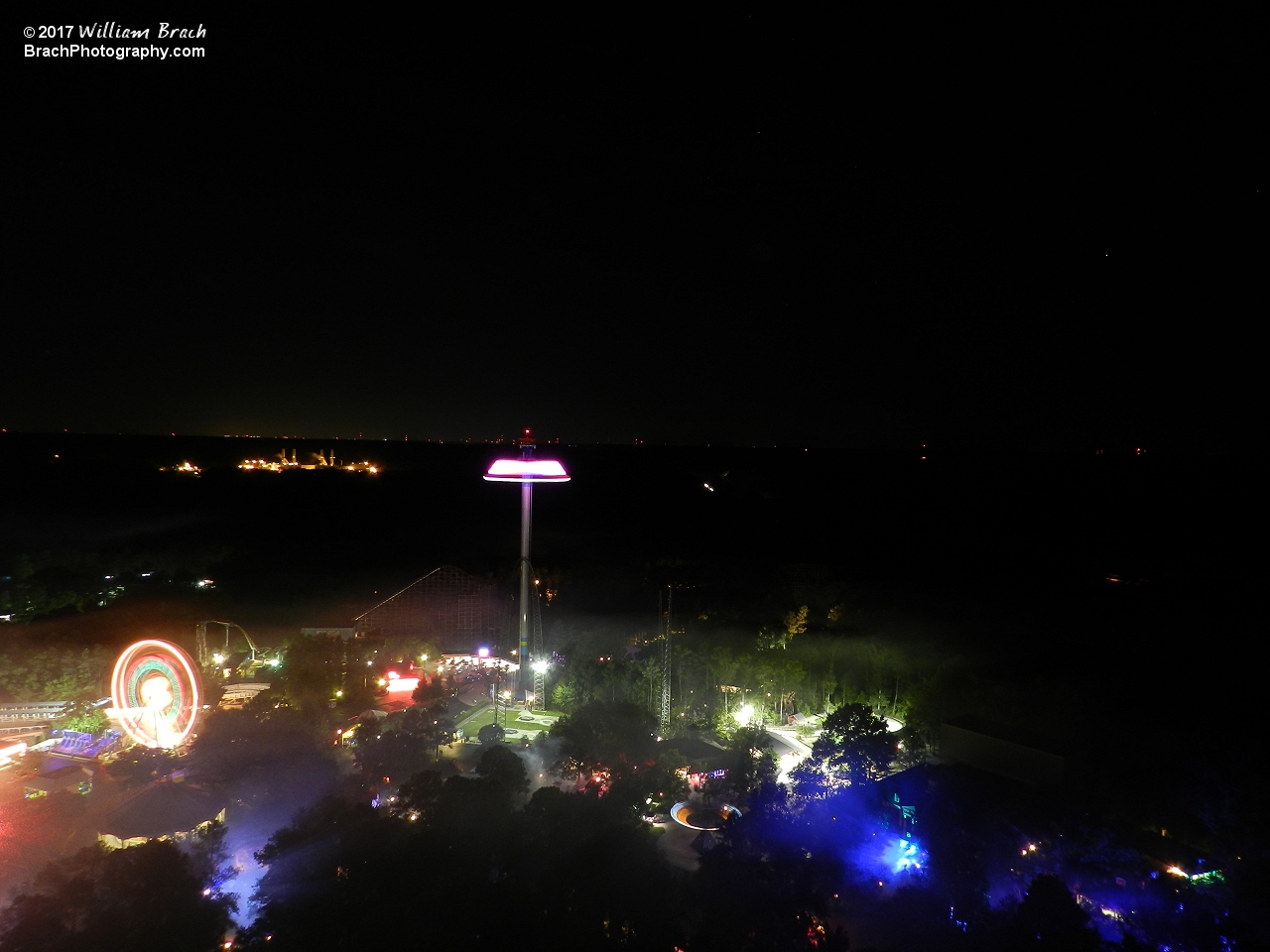 Windseeker flying over the fog cover.