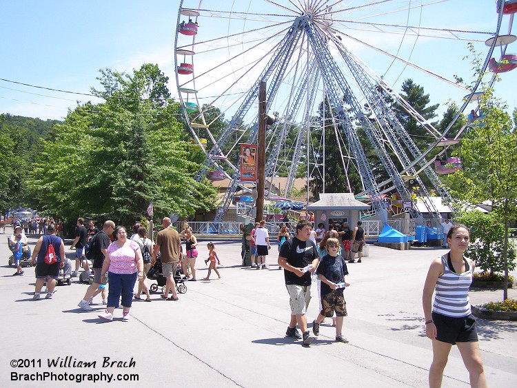 Overview of the area near the Giant Wheel.