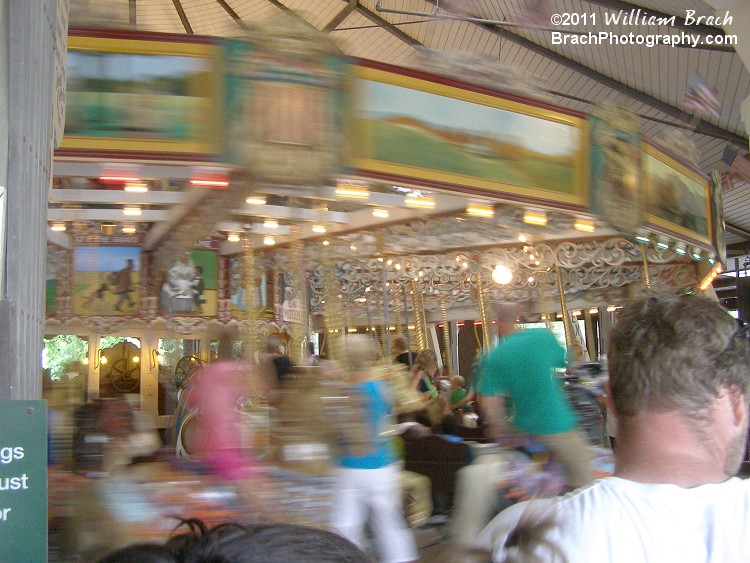 Grand Carousel in motion.