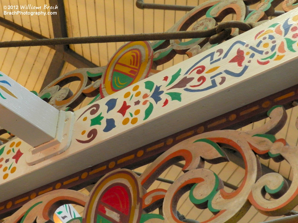 Exquisite detail on the Grand Carousel.