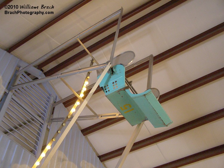 Knoebels at one point had an Eli Bridge Ferris Wheel inside the park.  Here, a section of the wheel has been preserved in their History Museum.