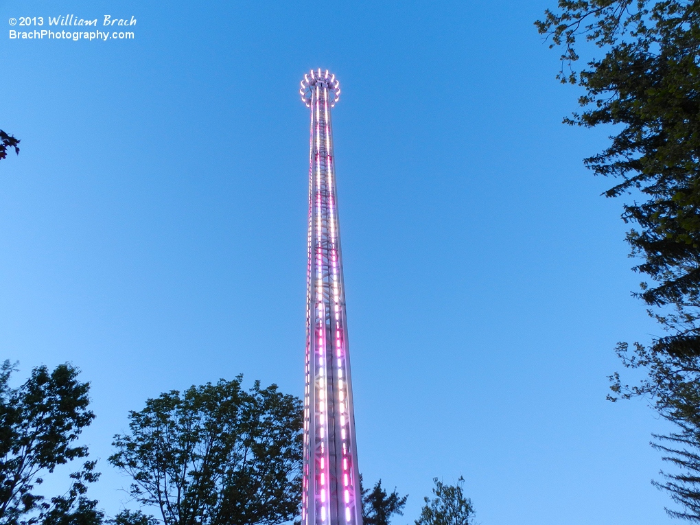 Night views of StratosFear.