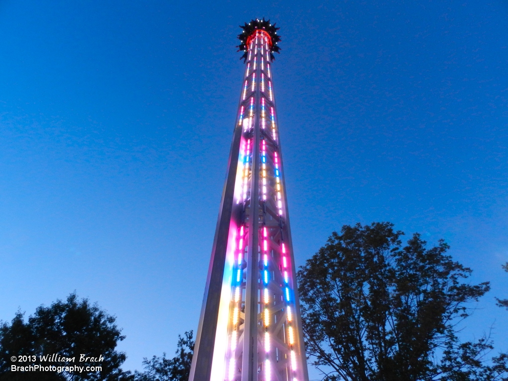 Night views of StratosFear.