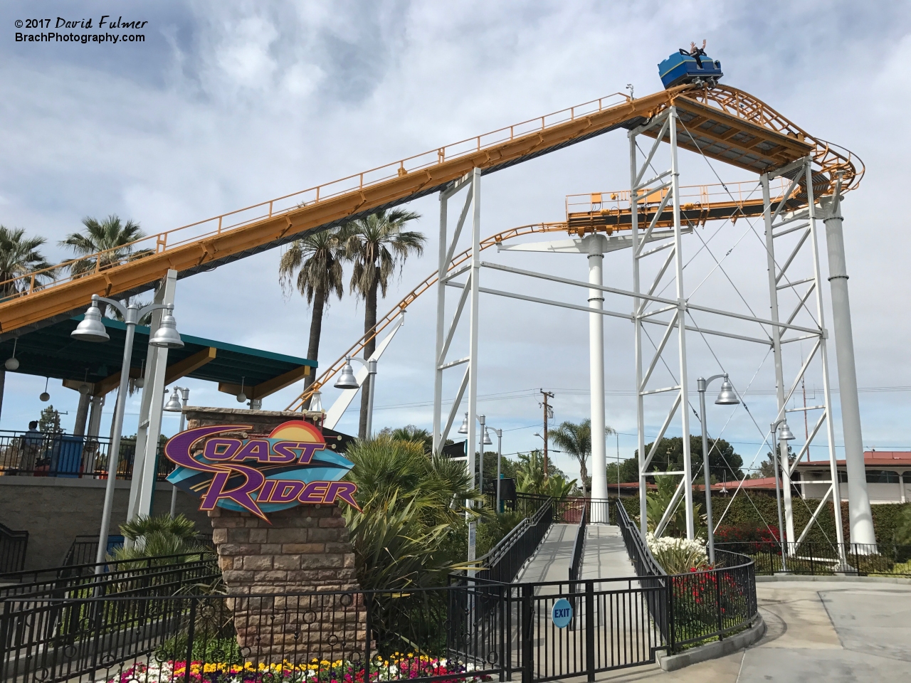 Coast Rider is the park's wild mouse coaster.