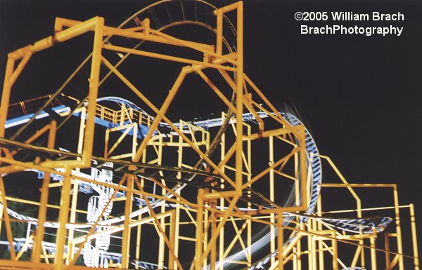 The Whirlwind structure at night.