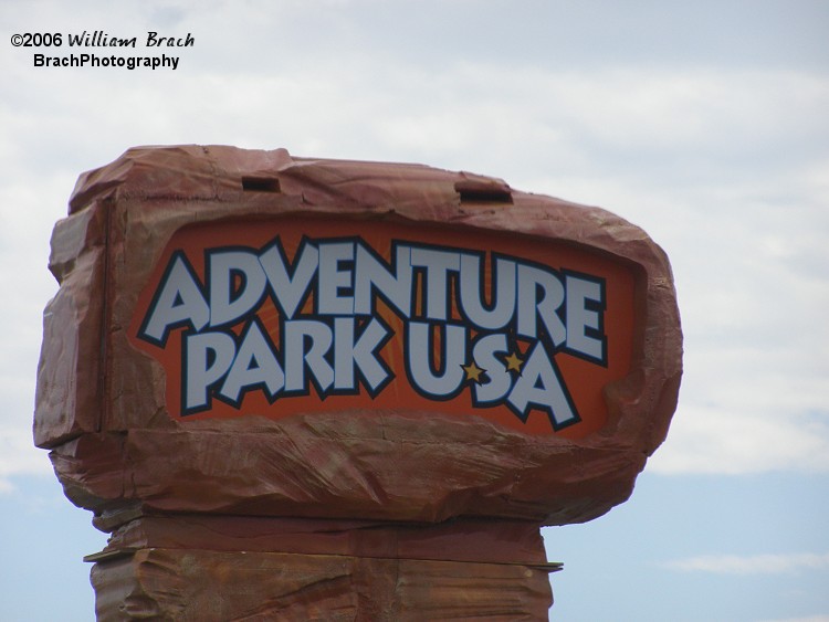 Park's sign visible from I-70 in New Market, Maryland